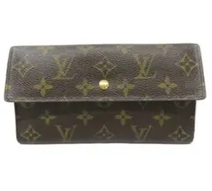 ピ*ア様 ルイヴィトン LouisVuitton M61215モノグラム 3つ折