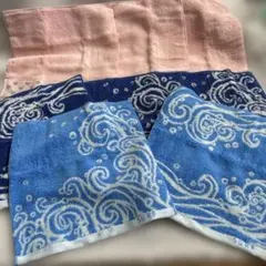 今治タオル認定マーク付き　 タオルハンカチ 8枚セット