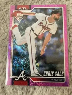 Chris Sale Atlanta Braves PinkHoloFoil