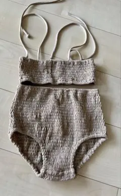 son and daughter セパレート水着 1-2Y ベージュ - メルカリ