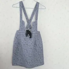 MINIMUM MINIMUM 花柄クロスストラップミニスカートリボンクローバーのサムネイル