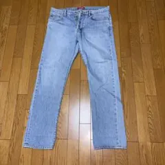 Supreme デニム 36インチ ジーンズ 赤耳 色落ち ヒゲ - メルカリ