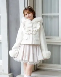 LIZLISA リズリサ ショートコート 白