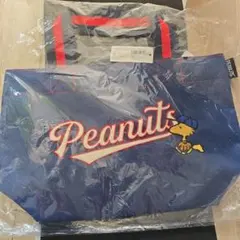 Peanuts スヌーピートートバッグ ネイビー