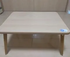 最終値下げ！掲載12月25日まで！ナチュラル 折りたたみ脚四角形テーブル 日本製