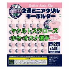 ヤクルトスワローズ　LADIESDAY　2連ミニアクリルキーホルダー　ホセオスナのサムネイル