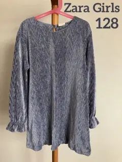 Zara Girls ベロアワンピース 128