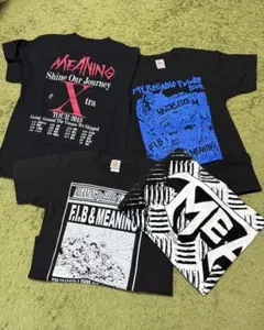 【MEANING / F.I.B/RAZORS EDGE】M寸3枚セット+タオル