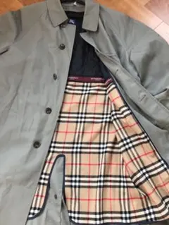 【クリーニング済】Burberry バーバリー ステンカラーコート