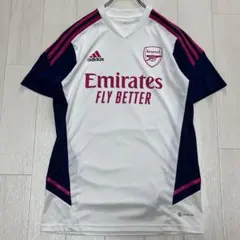 Arsenal　adidas製　22/23シーズン　トレーニングシャツ　L 白のサムネイル