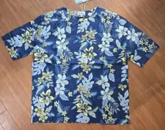 新品 レインスプーナー KEY NECK SHIRT NAVY Lのサムネイル