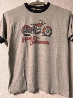 Harley-Davidson バイク Tシャツ グレー