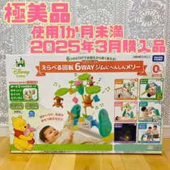 ディズニー　えらべる回転6wayジムにへんしんメリー くまのプーさん