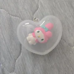 マイメロディ ハート型キーホルダー