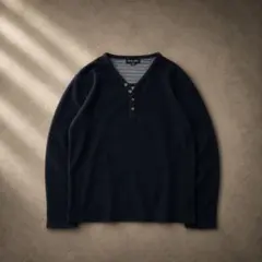 00s Y2K Archive Henry Neck long sleeve T