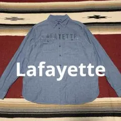 LAFAYETTE シャンブレーシャツ　長袖シャツ　Ｌ