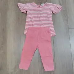 GAP 12-18ヶ月 ピンクストライプセット