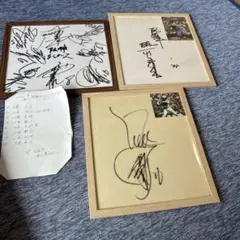 阪神タイガース１９９８年頃寄せ書サイン色紙、掛布岡田さん直筆サイン色紙３点セット