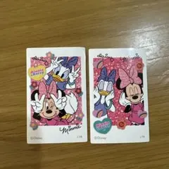 オーマイカフェ　ミニーデイジーステッカー　まとめ売り