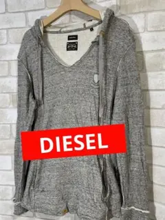 【DIESEL】ディーゼル　ワッペンロゴ　パーカー