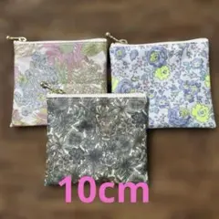 ブラックフライデー　リバティラミネートフラットファスナーポーチ3個セット