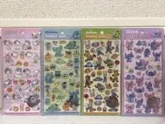 ボンボンドロップシール ズートピア モンスターズインク スティッチ4枚【正規品】