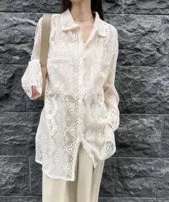 select MOCA カットレースルーズシャツのサムネイル