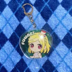アイカツ　プリパラ　合同ライブ　緑風ふわり　うちわ風キーホルダー