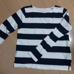 ストライプ 長袖カットソー