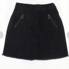 E hyphen world gallery デニムミニスカートのサムネイル