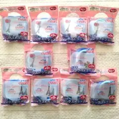 B　evian　スマホリングストラップ　ブルー系　10個セット