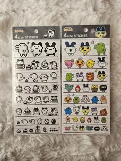 4サイズステッカー たまごっち2枚セット