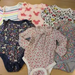 【極美品】ロンパース　セット（85cm）6枚セット　長袖　ＧＡＰ　ミニー