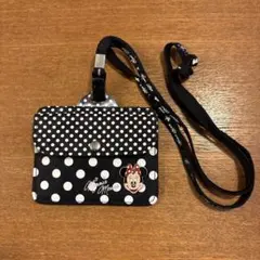ミニーマウス 水玉 パスケース ディズニーリゾート