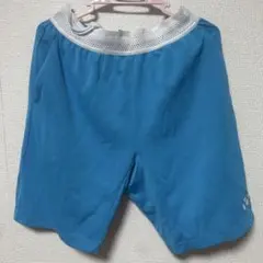 ヨネックス 水色　ハーフパンツ メッシュウエストバンド