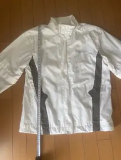 Nike ホワイトナイロンジャケット M