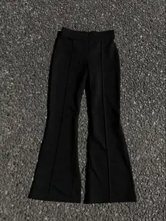 00s black flare slacks grunge y2k