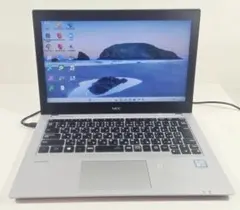 人気VAIO☆快適SSD☆お洒落なシルバー軽量PC♪カメラ付！第7世代