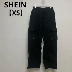 シーイン SHEIN ブラック カーゴパンツ 【XS】