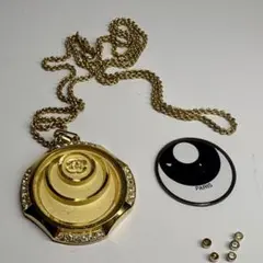 【ジャンク】CHANEL シャネル ネックレス ココマーク プレートはがれのサムネイル