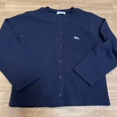 SACCO ネイビー カーディガン 犬刺繍　　　フォーマル お受験 サイズ150