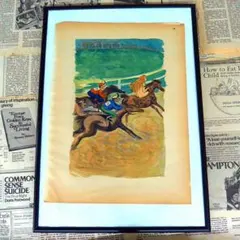 ESQUIRE誌 イラスト 広告 アメリカ ヴィンテージ AD8522 蚤の市