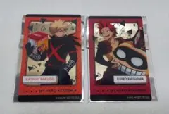 僕のヒーローアカデミア クリアイラストシート ナムコ 特典 爆豪勝己 切島鋭児郎
