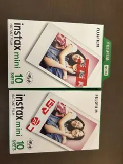 Fujifilm instax miniフィルム 10枚入り 2個セット