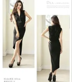 DEA. ブラック タイトドレス S