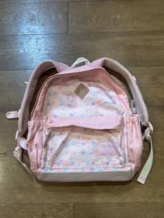 キッズ　マイメロディ　花柄ピンクリュック