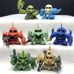 機動戦士ガンダム SDガンダム フルカラー 「ザク系　7体セット」