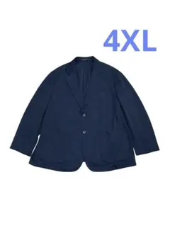 UNIQLO ユニクロネイビー テーラードジャケット　4XL カジュアル
