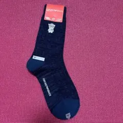EMPORIO ARMANI ソックス ウール混 ネイビー