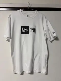 NEW ERA ボックスロゴ Tシャツ ホワイト XL
